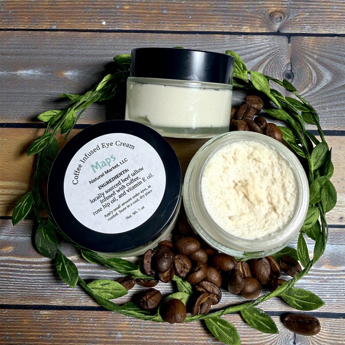 Coffee Infused Whipped Tallow (Under Eye Cream)