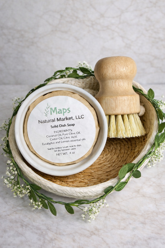 Solid Dish Soap Set - Lemon & Eucalyptus